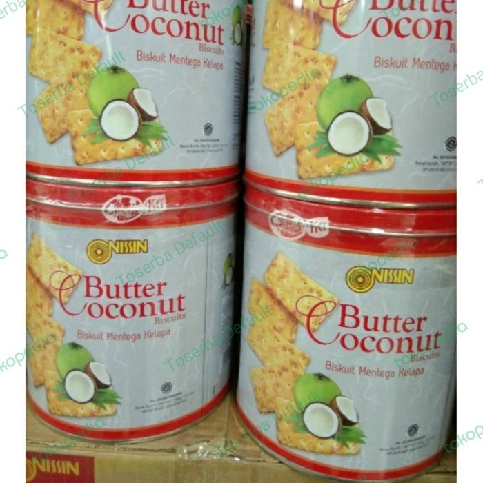 

:<:<:<:<] [345 GRAM] Nissin Biscuit Butter Coconut 345gram Biskuit Kelapa Kaleng