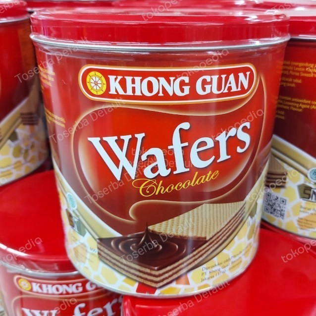 

;&;&;&;&] [600 GRAM] Khong Guan Wafers Chocolate Coklat Kaleng Khongguan Klg