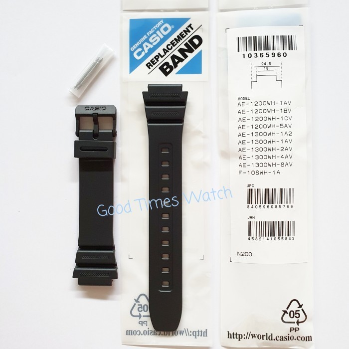 STRAP CASIO AE-1200WH / AE-1300WH / W-216H / F-108WH Casio Original