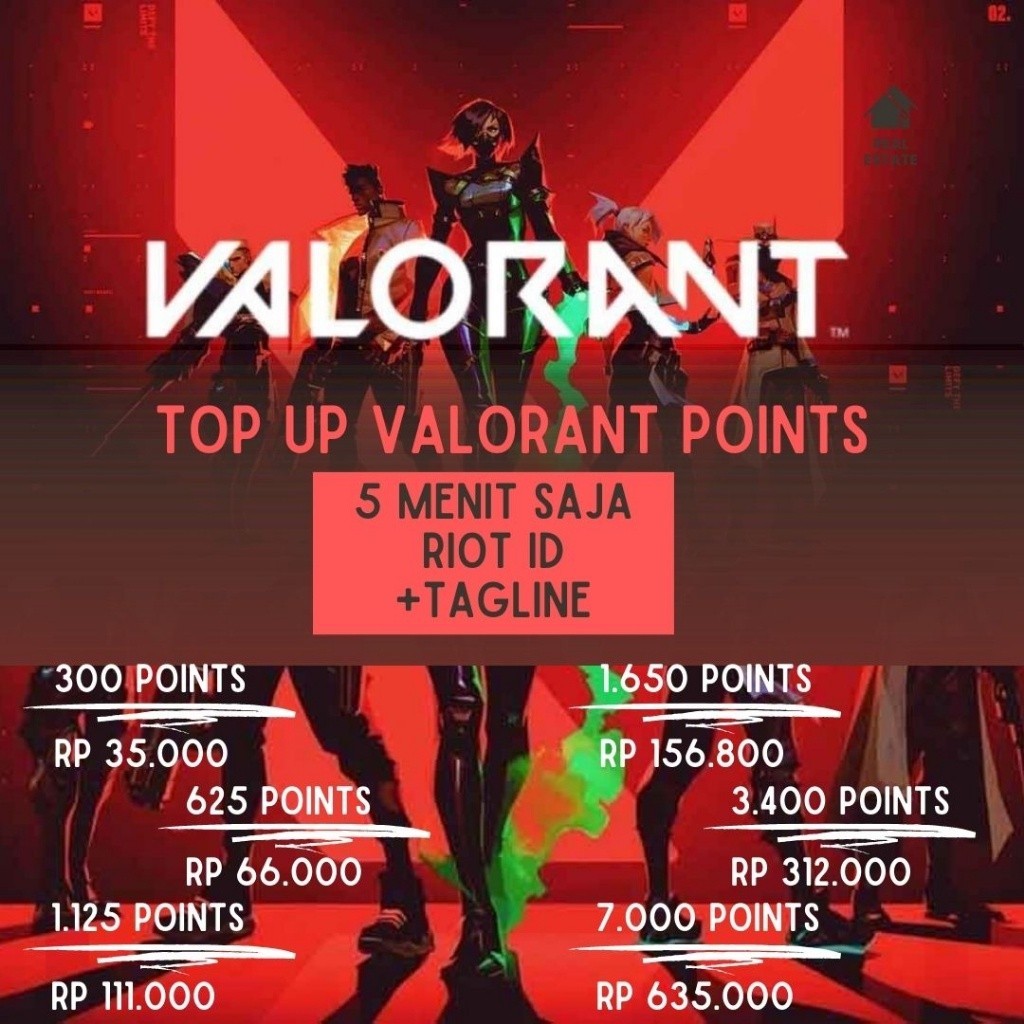 2Top Up Valorant Points Indonesia >>Valorant Point<< Instant, Legal,#1 - Jishoppu