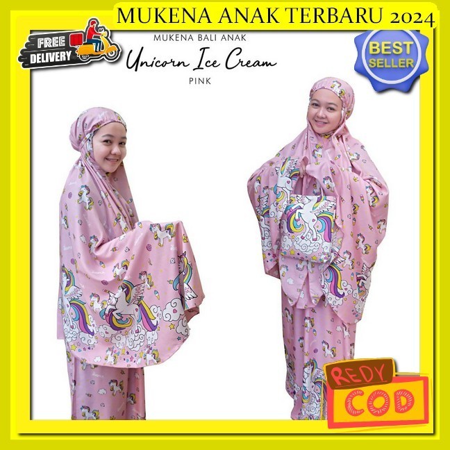 Mukena Terbaru 2024 Motif Bunga Mengkena Anak2 Terbaru 2024 Umr 4 5 6 7 8 Thn Mukenna Anak Perempuan