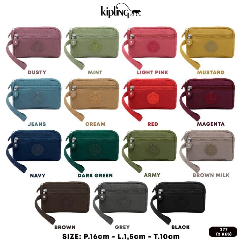 DOMPET KOIN WANITA / DOMPET WANITA KECIL / DOMPET KARTU / DOMPET SIMPLE 2 RESLETING / KP 1277