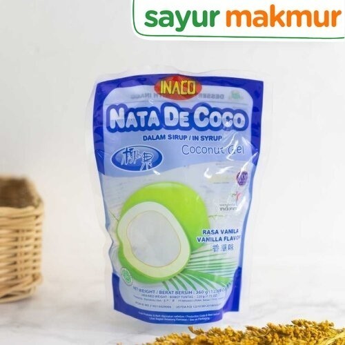 

Inaco Nata de Coco Vanilla 360 gram Sayurmakmur