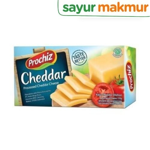 

Prochiz Keju Cheddar Royale 160 gram Sayurmakmur