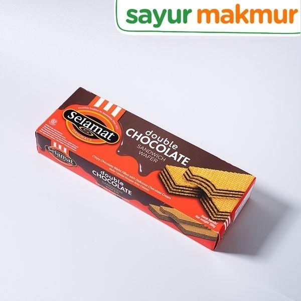 

Selamat Wafer Double Chocolate 145 - 198 gram Sayurmakmur