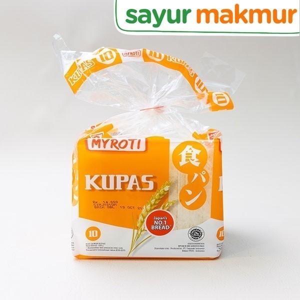 

MyRoti Tawar Kupas 235 gram Sayurmakmur