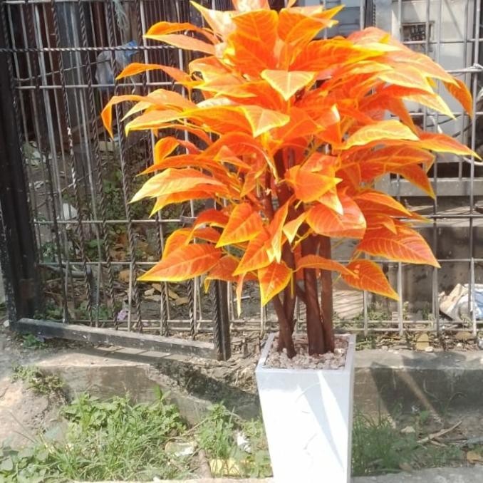 Pohon Plastik/Pohon Luky 120Cm/Pohon Hias/Tanaman Besar/Artificial