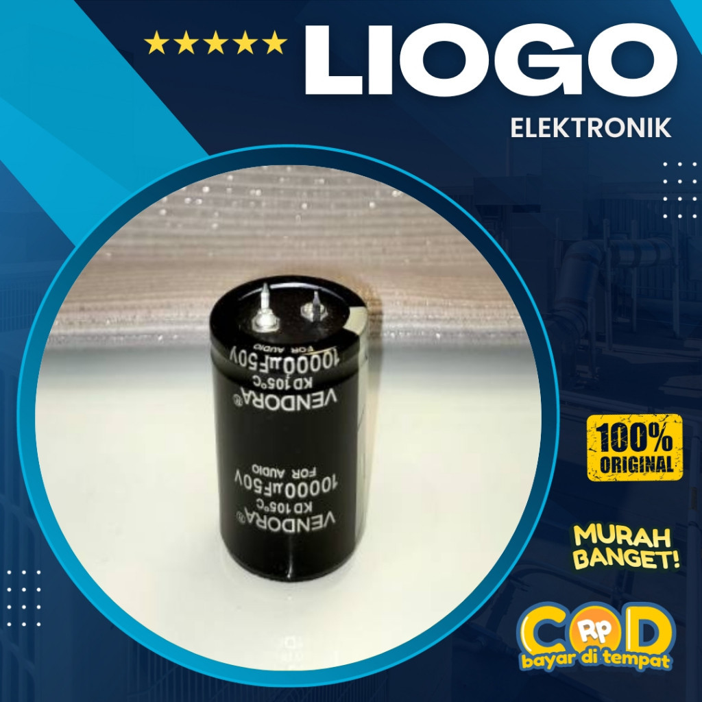 Elco Paisan 10000 uF 50 V for audio not Vendora Nippon