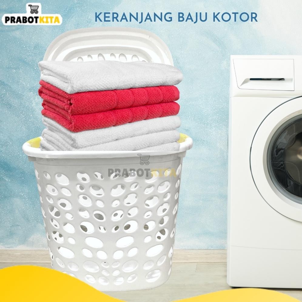 "Menghadirkan Sentuhan Elegan ke Setiap Ruangan" Laundry Basket Tutup Putih - Helmut / Keranjang Baj