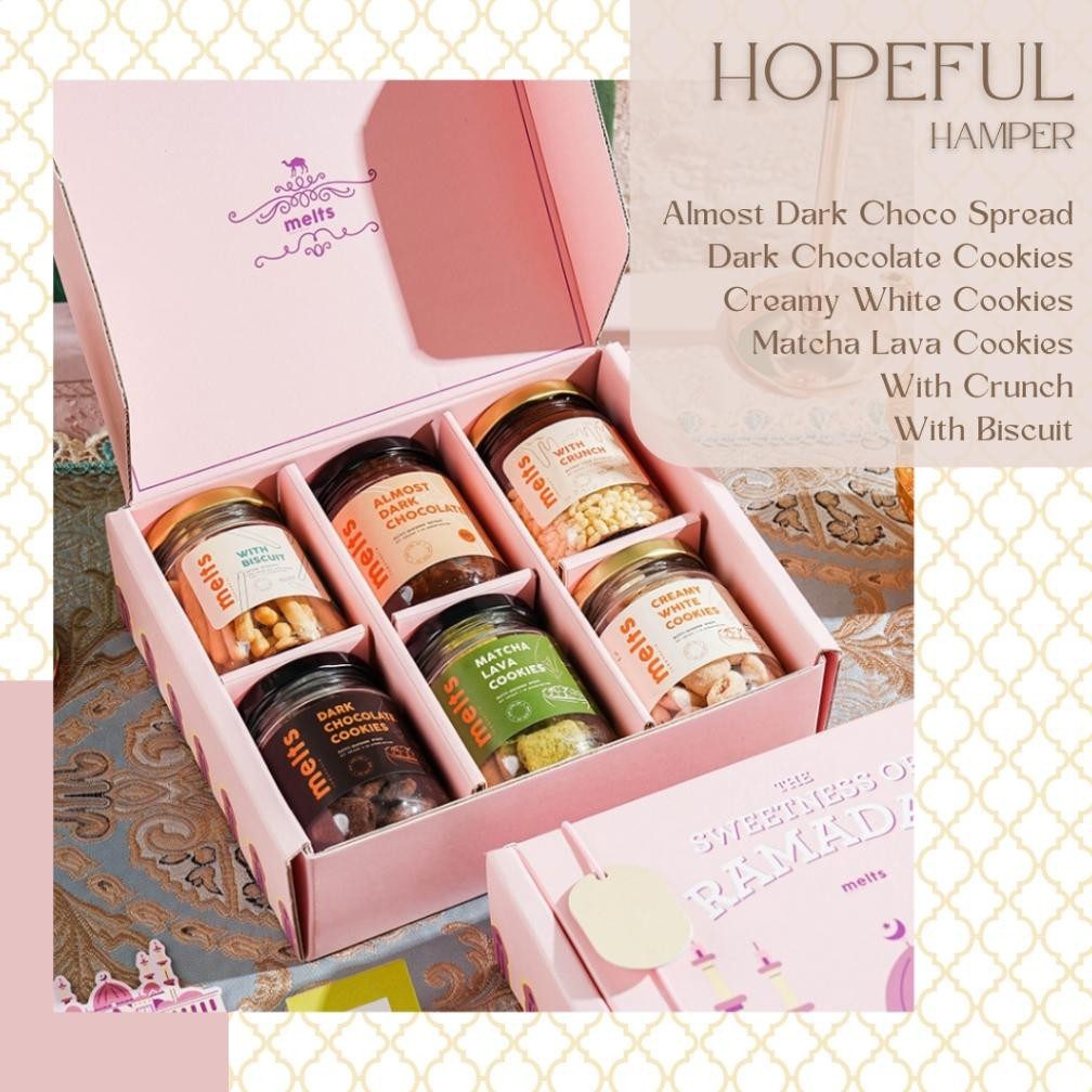 

CR - HAMPERS PREMIUM - Hopeful by Melts | Special Edition : Ramadan Christmas CNY Valentine | Edisi Hari Raya Eid Idul Ramadhan Lebaran Idul Fitri / Xmas Natal / Tahun baru / Chinese New Year Imlek | Corporate Gift Souvenir Hadiah Kado Parcel Halal