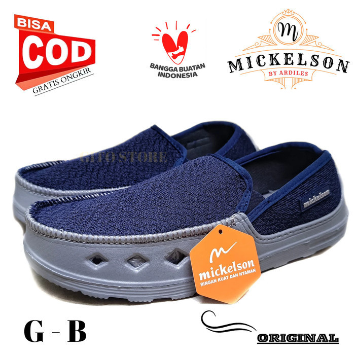 SEPATU SANDAL ARDILES SEPATU SLIP ON ARDILES HITAM - ORIGINAL QUALITY