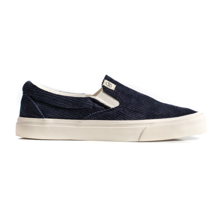 MARQUE.CO CORDUROY SLIP-ON - BIRU NAVY, SEPATU UNTUK PRIA & WANITA