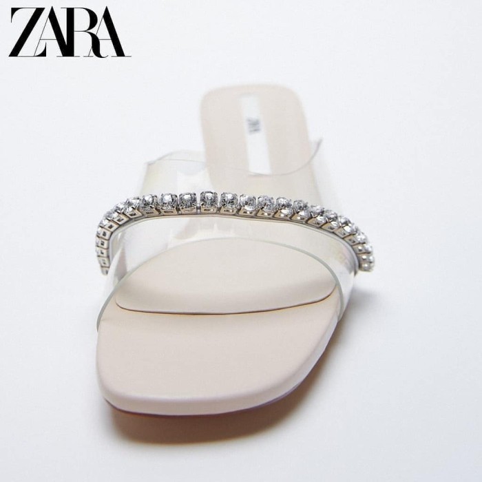 Sandal Zara Heels Original Branded Store Wanita Terbaru Cl444