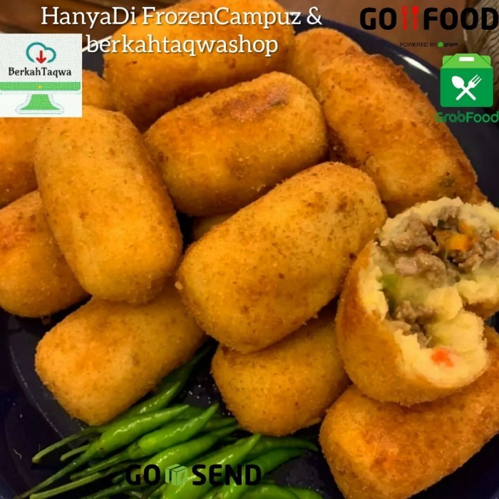 

Uinn - Kroket Kentang Kroket Daging Isi Daging Per Pak / Kroket Frozen Food