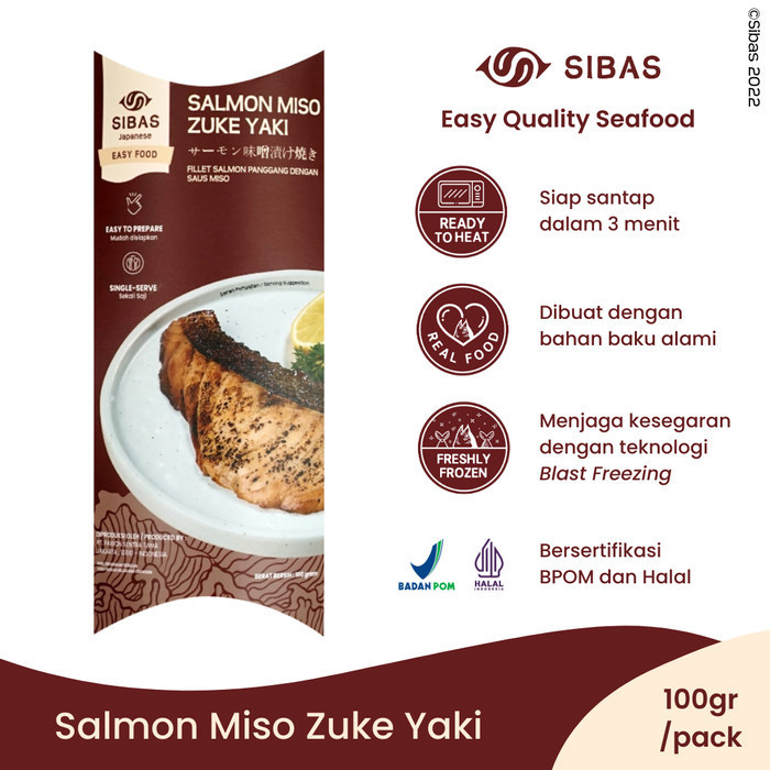 

Uinn - Salmon Miso Zuke Yaki - Frozen Food Ikan Panggang Ala Jepang Sibas Rth