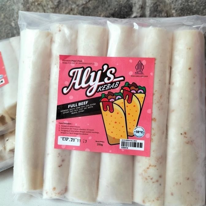 

Uinn - Kebab Full Beef Premium Aly'S 14 Cm Frozen Food Gosend Murah Enak