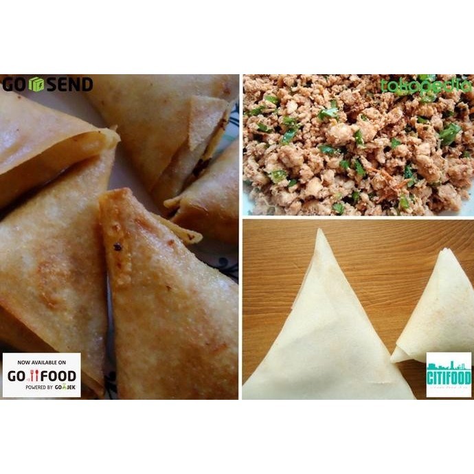 

Uinn - Chicken Samosa 300Gr Samosa Daging Ayam Isi 10 Pcs Frozen Food