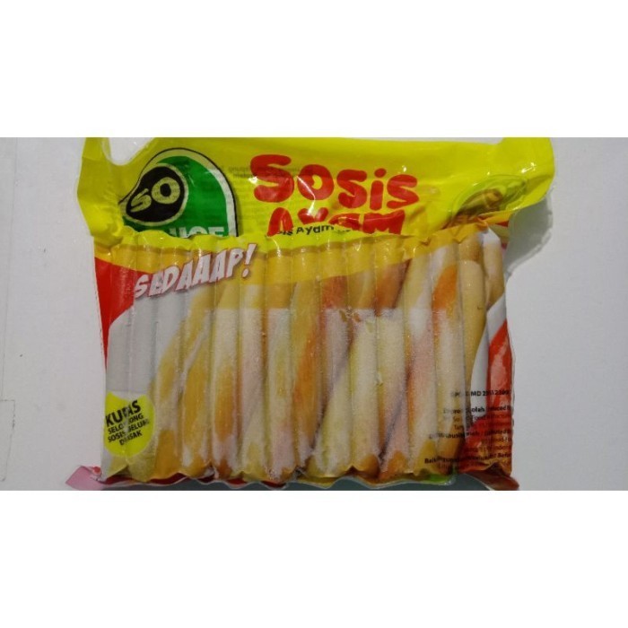 

Uinn - Sosis Ayam So Nice 1 Kg Isi 40 Pcs / Frozen Food