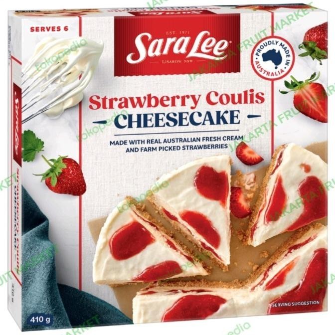 

Uinn - Sf- (Frozen Food) Sara Lee Strawberry Coulis Cheesecake 410Gr