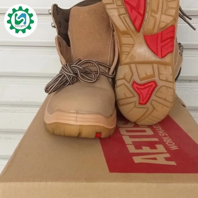 Sepatu Safety Aetos Tungsten / Safety Shoes Aetos - Wheat Berkualitas  Deandragalaksi