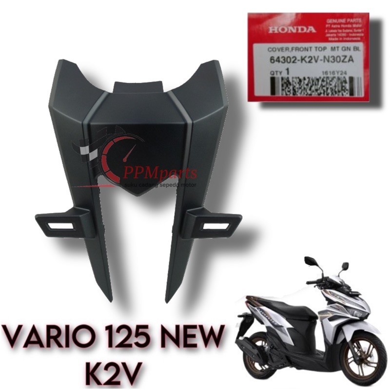 64302-K2V-N30ZA Cover Plat Nomor Depan Vario 125 New 2023 K2V Gen 2 Original Honda