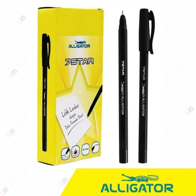 

OBRAL Pulpen Bolpen Bolpoint ALLIGATOR 7Star 0.7 ilmi__77