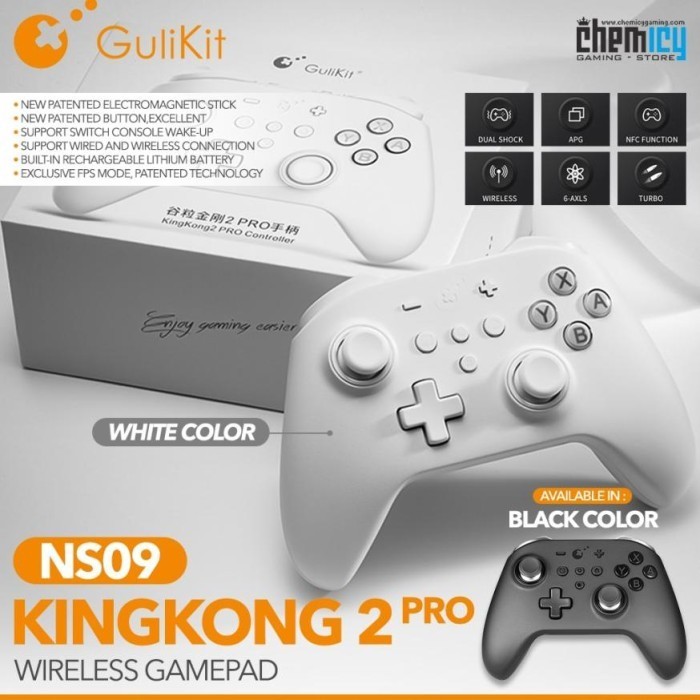 Gulikit Kingkong 2 Pro Ns09 Wireless Gamepad / Joystick / Stick