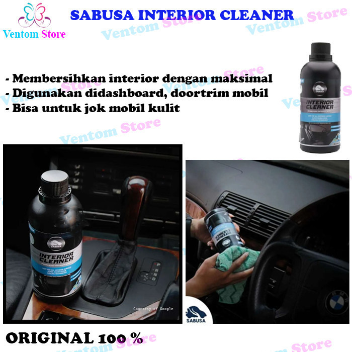 Sabusa Interior Cleaner Pembersih Dashboard Plafon Jok Doortrim Mobil