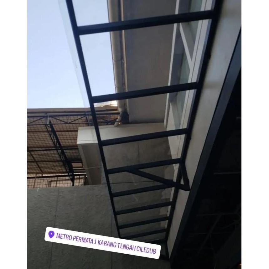 Kanopi Solarflat 3 Mm Kualitas Premium