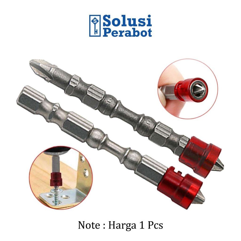 Kepala Obeng Magnetic S2 PH2 SP / Screwdrivers Hex Shank