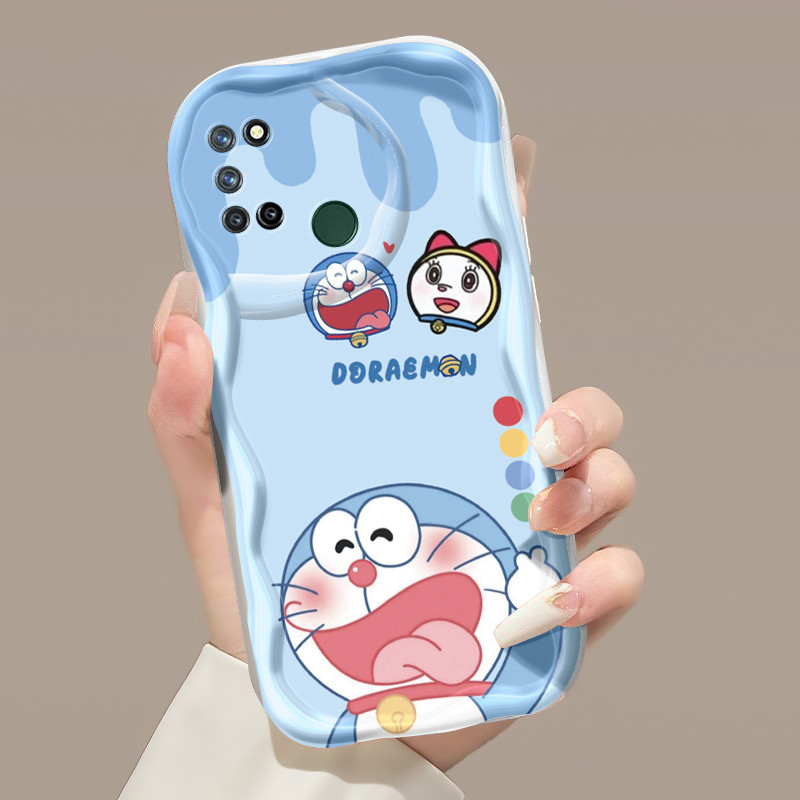Casing Hp Realme 7i Realme C17 Realme 7 Pro Realme Narzo 20 Pro Case sarung HP transparan pola Dorae
