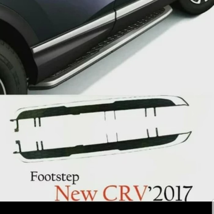 Foot Step Atau Injakan Samping Model Oem Khusus Crv Turbo 2017 2018 Ch