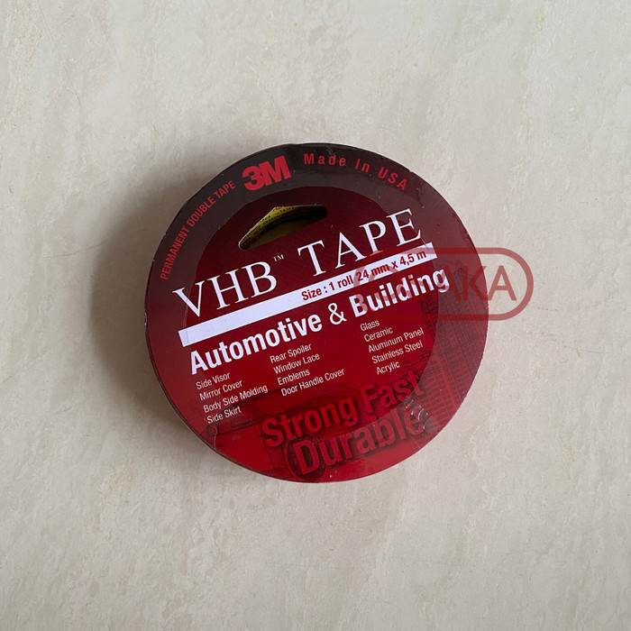 

SALE 3M VHB Double Tape Automotive 24mm / 1 inch x 4.5m