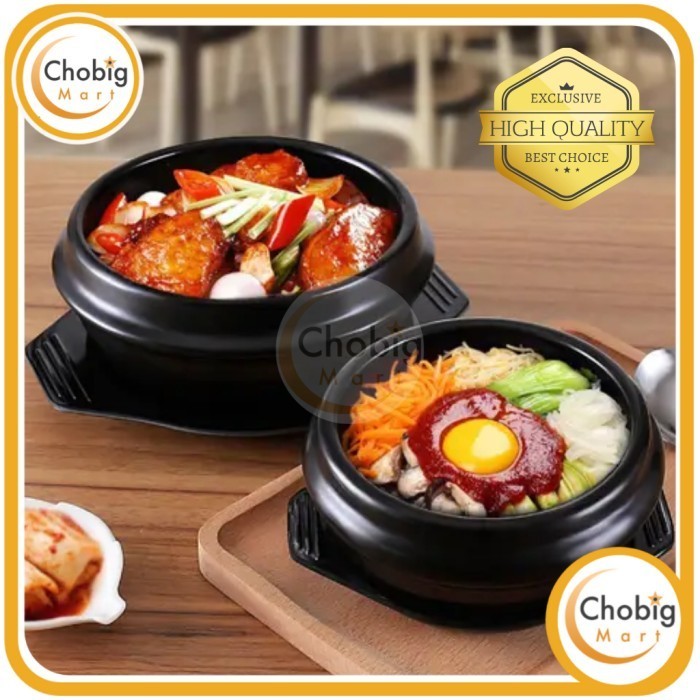 Ttukbaegi Mangkok Keramik Korea Ceramic Bowl Bibimbap Dolsot Clay Pot