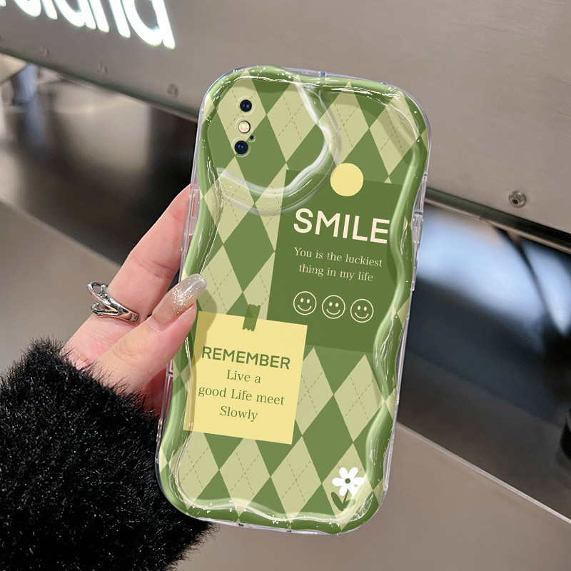 Casing Hp iPhone X Xs Max Xr Case cangkang lunak sarung HP pencegahan Casing jatuh pola bunga Kesing