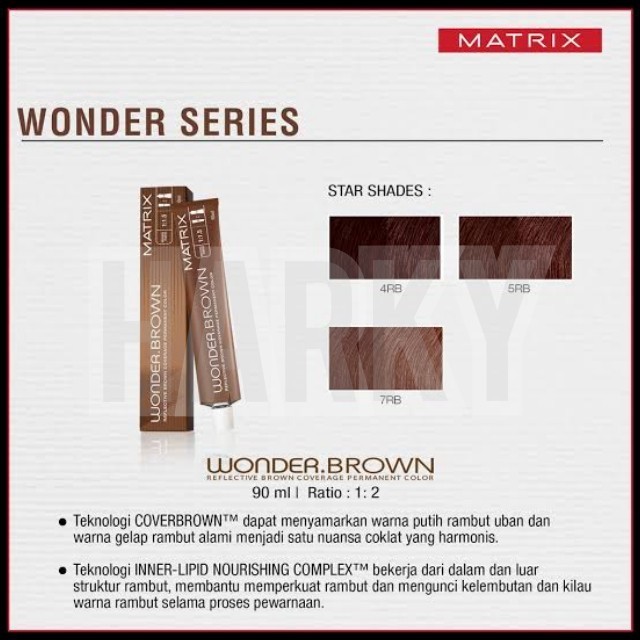 Matrix Wonder Brown Hair Color 90Ml - Wonderbrown H1
