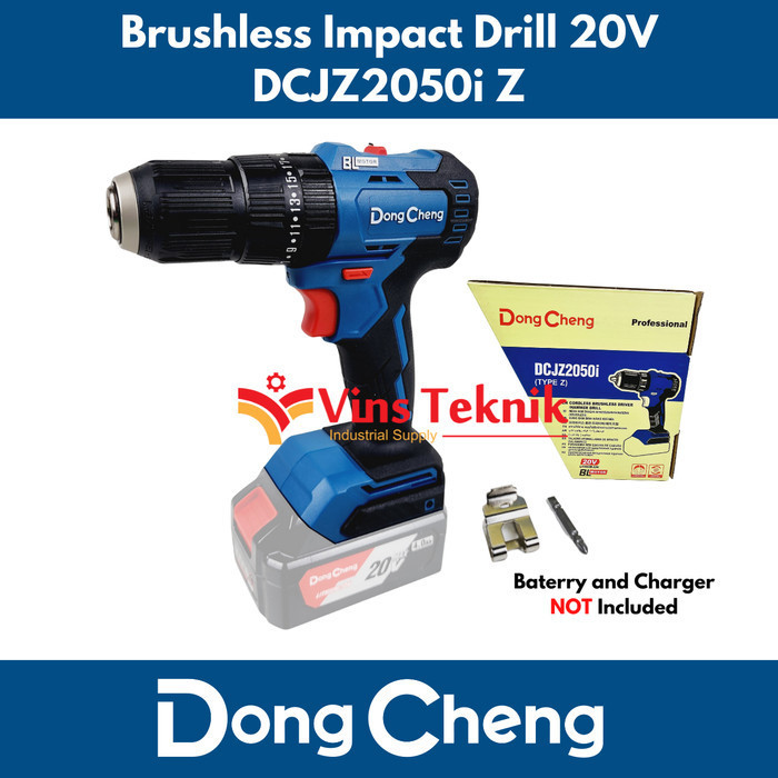MESIN BOR BATERAI CORDLESS IMPACT DRILL DCJZ2050I DONGCHENG DCJZ2050 Z