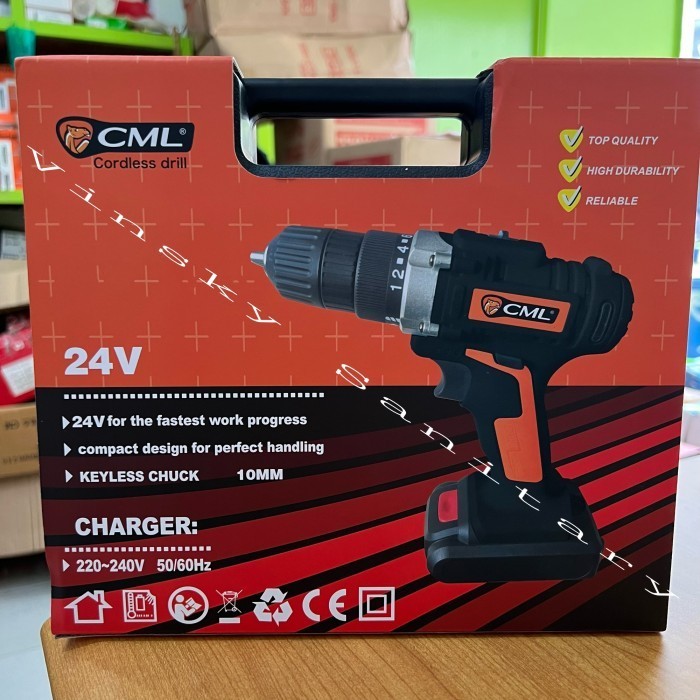 MESIN BOR CORDLESS CAMEL 24V / MESIN BOR CHARGE
