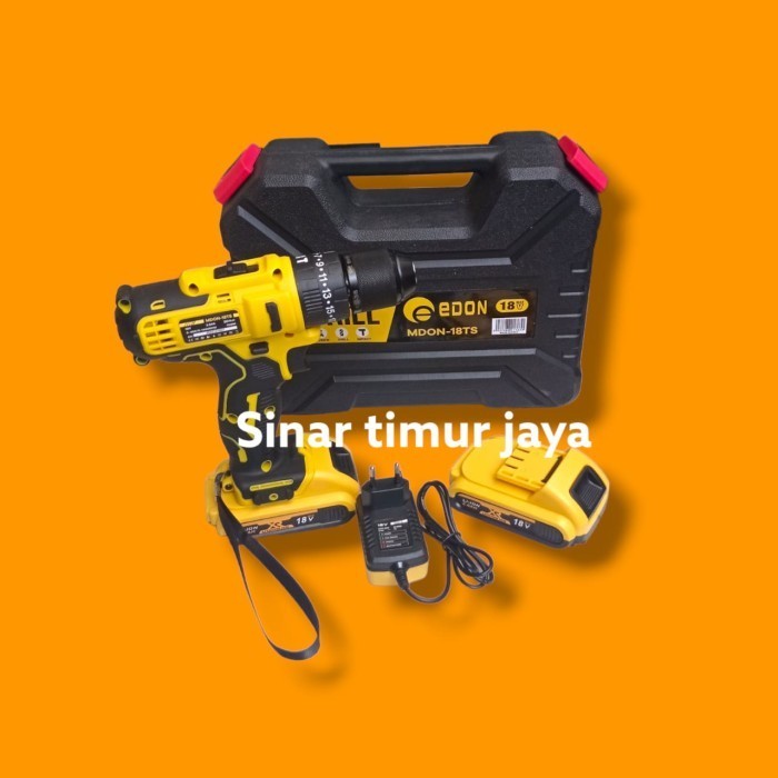MESIN BOR TANGAN CORDLESS IMPACT DRILL 18TS MDON