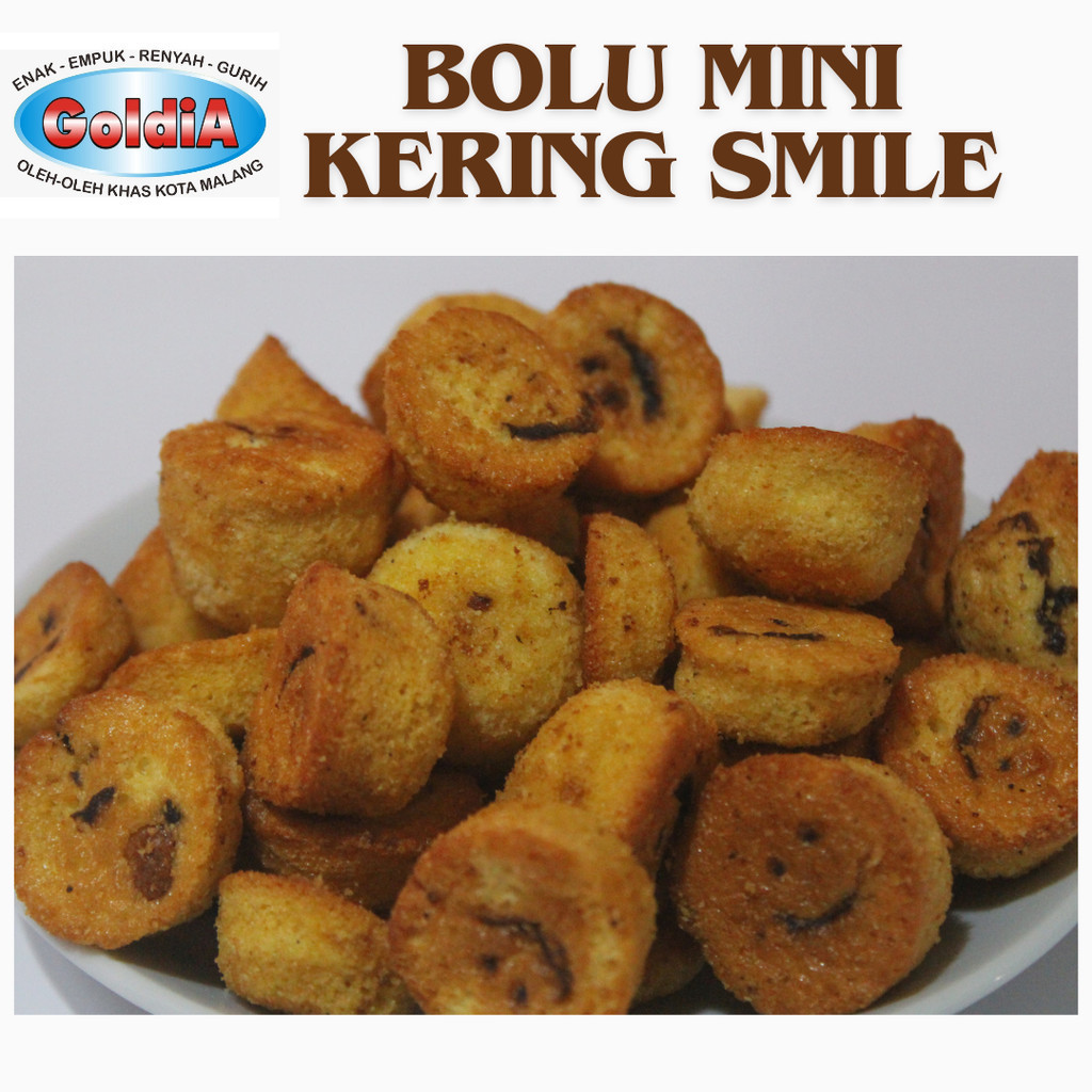 

BOLU MINI KERING SMILE 250 GR (KILOAN)