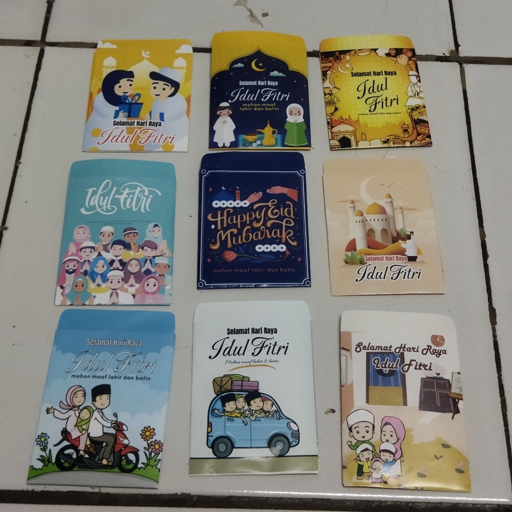 

(Isi 1000 Lembar) Amplop Medium Lebaran Belum Di Lem