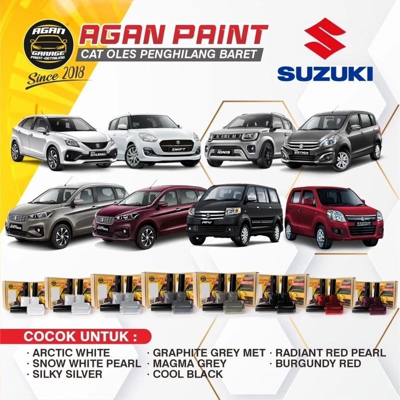 Cat oles penghilang baret mobil suzuki | penghilang baret mobil | cat oles | baret mobil
