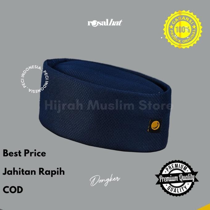 Ready Peci/Songkok/Kh Nasional Murah Dan Berkualitas Motif Hitam Betawi Original