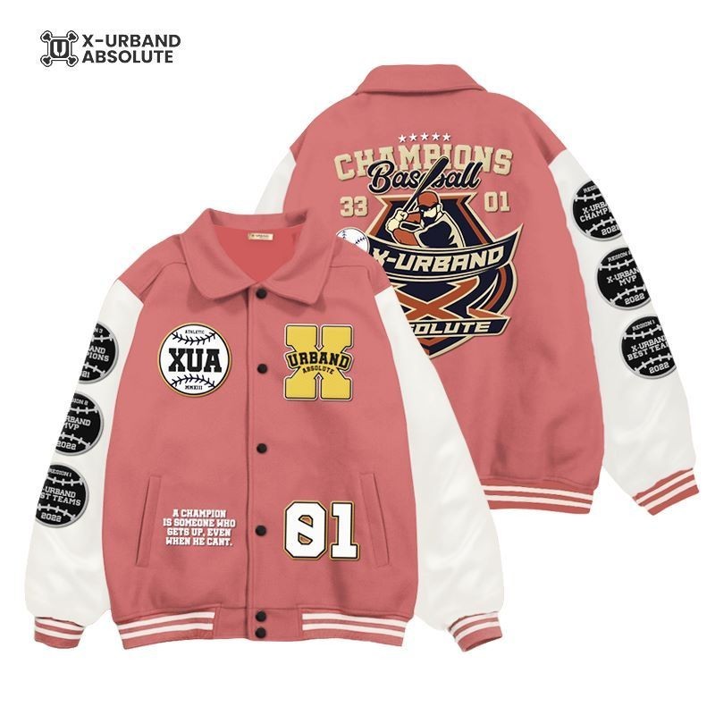 Varsity Jacket HITAM CREAM Jaket Varsity Pria Premium HITAM LEATHER Nascar Varsity Baseball Jacket V