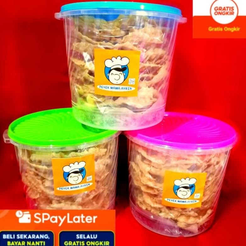 

POI Peyek kacang ijo toples 5 liter TERLARIS