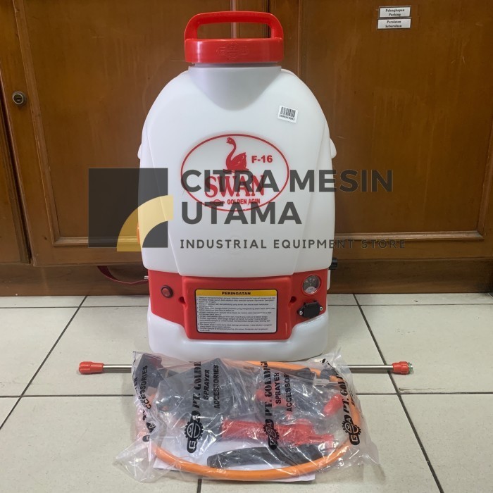 Sprayer Hama Elektrik Swan F-16 16 Liter Alat Semprot Hama Elektrik