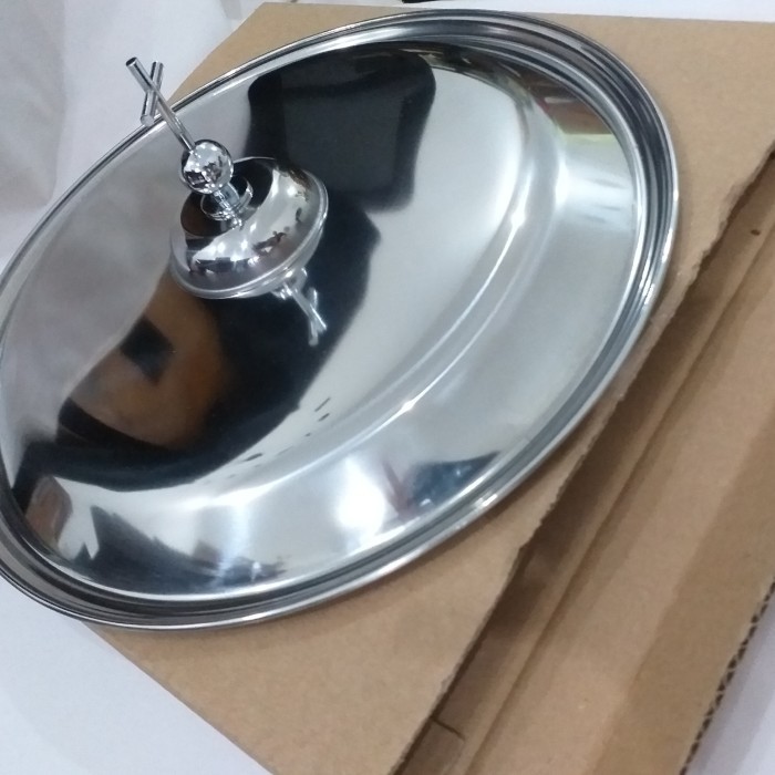 TUTUP NAMPAN PERJAMUAN STAINLESS STEEL