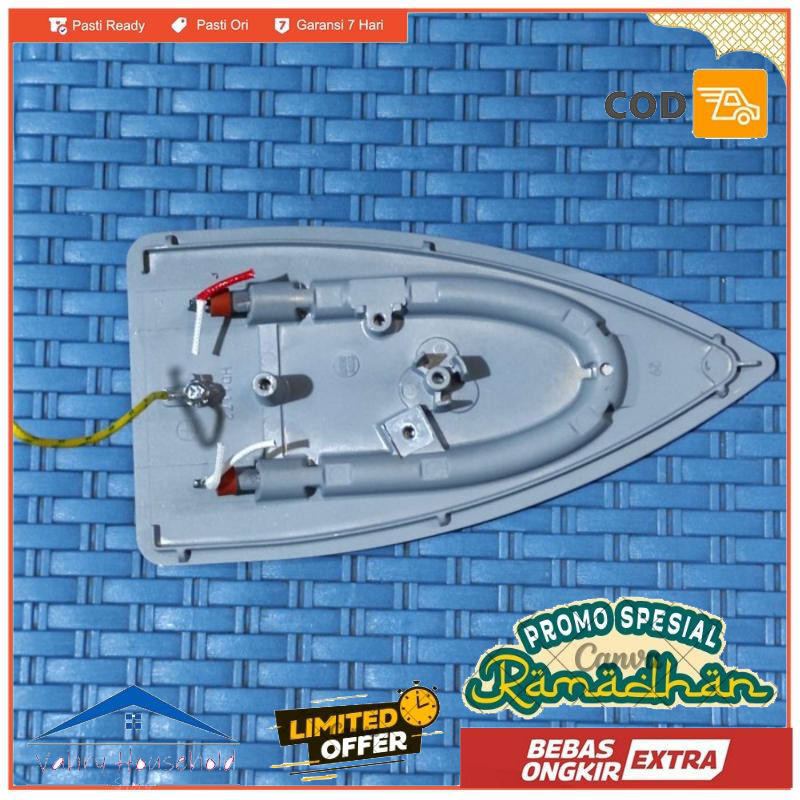 SOLE PLATE ALAS ELEMEN PHILIPS SETRIKA HD1172 1172 GOSOKAN DRY IRON