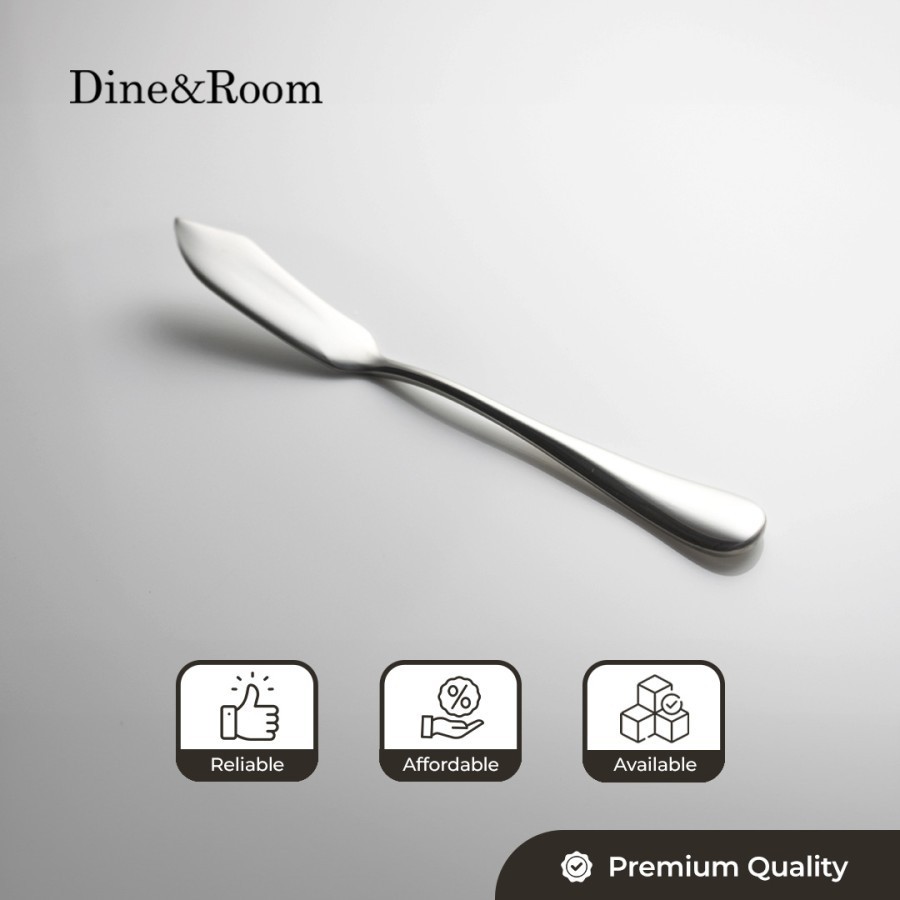 Dine & Room | Butter Knife | Pisau Mentega | Butter Spreader kualitas Hotel
