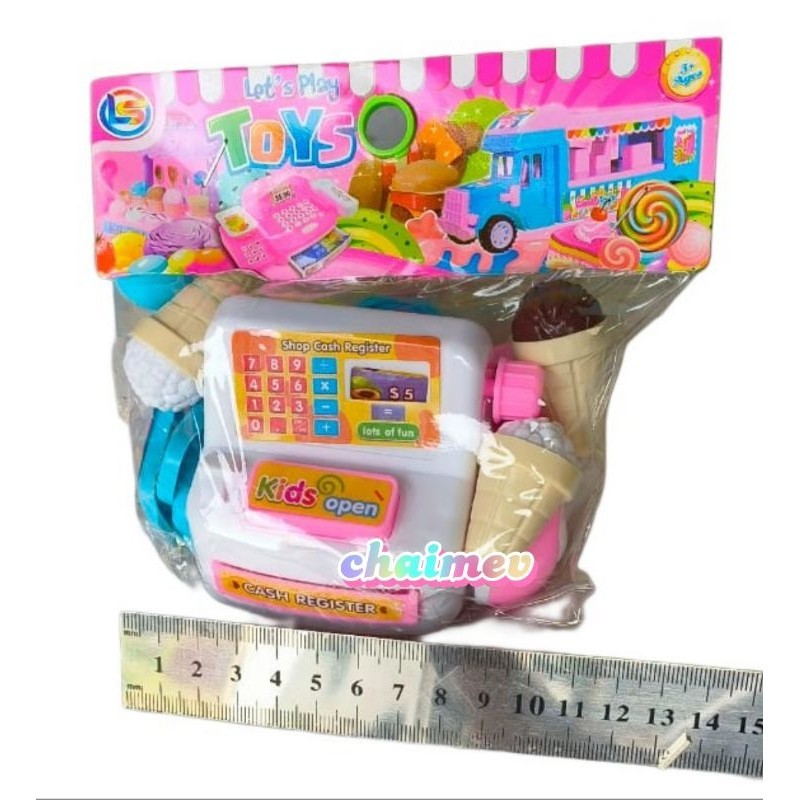 MAINAN ANAK MESIN KASIR / CASH REGISTER MINI LK 14 / Mainan Kasir kasiran mini